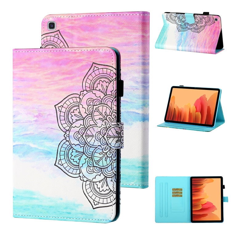 Coloured Drawing Stitching Horizontal Flip Leather Case with Holder & Card Slot & Sleep / Wake-up...