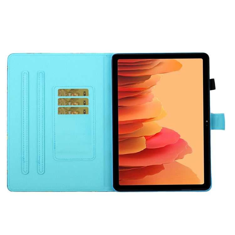 Coloured Drawing Stitching Horizontal Flip Leather Case with Holder & Card Slot & Sleep / Wake-up...