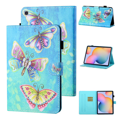 Coloured Drawing Stitching Horizontal Flip Leather Case with Holder & Card Slot & Sleep / Wake-up...
