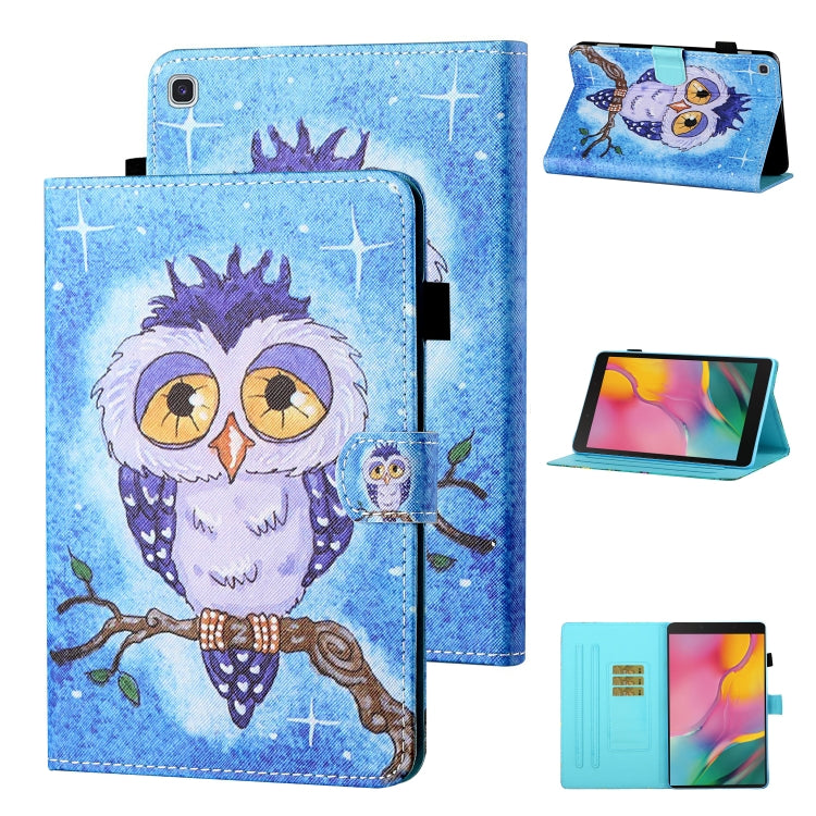 Coloured Drawing Stitching Horizontal Flip Leather Case with Holder & Card Slot & Sleep / Wake-up...