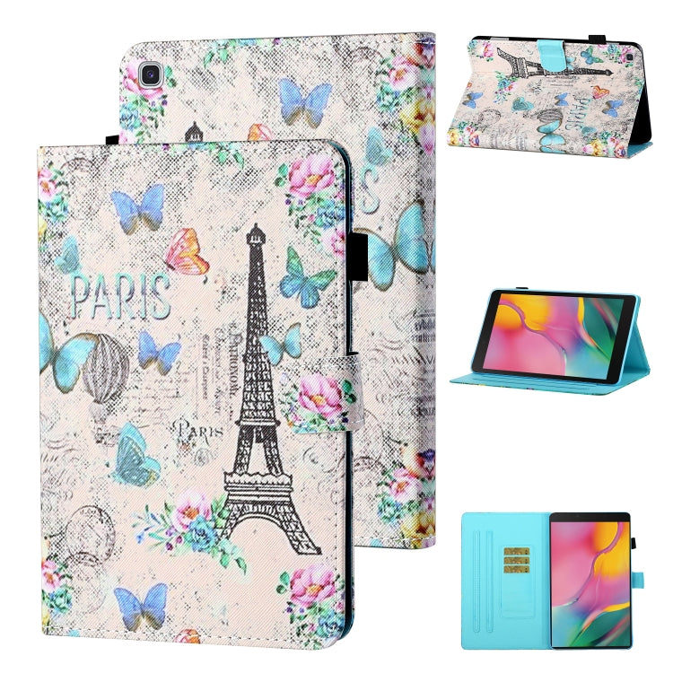 Coloured Drawing Stitching Horizontal Flip Leather Case with Holder & Card Slot & Sleep / Wake-up...