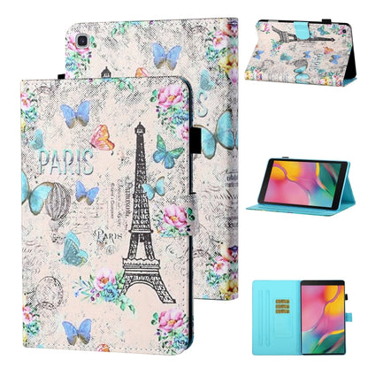 Coloured Drawing Stitching Horizontal Flip Leather Case with Holder & Card Slot & Sleep / Wake-up...