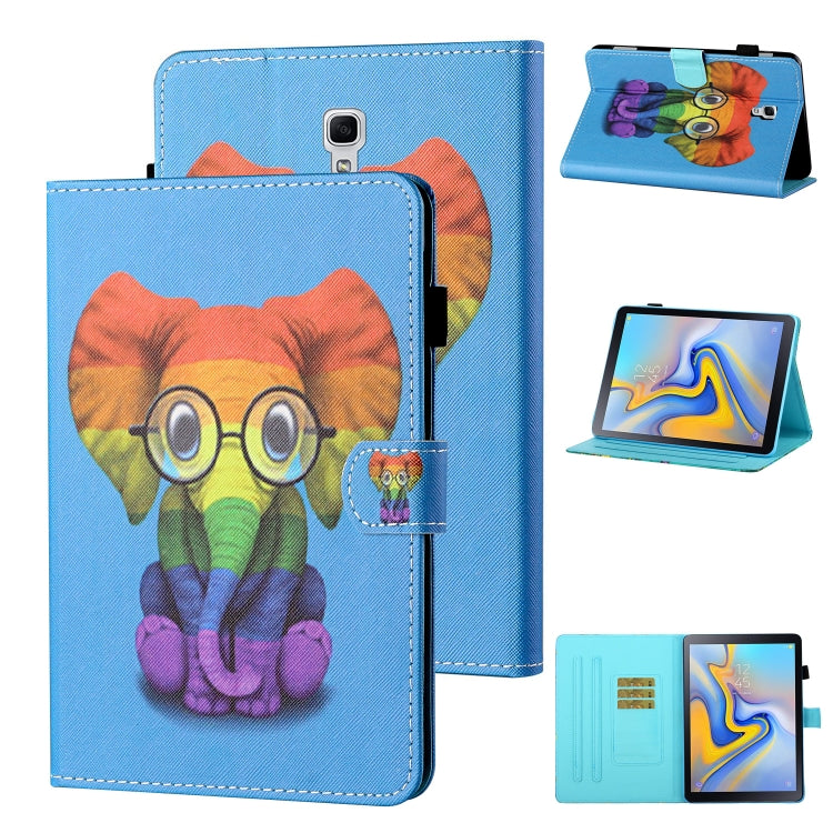 Coloured Drawing Stitching Horizontal Flip Leather Case with Holder & Card Slot & Sleep / Wake-up...