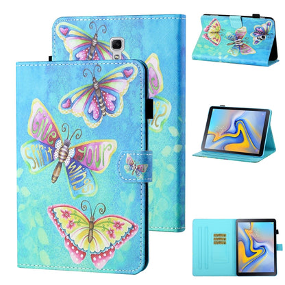 Coloured Drawing Stitching Horizontal Flip Leather Case with Holder & Card Slot & Sleep / Wake-up...