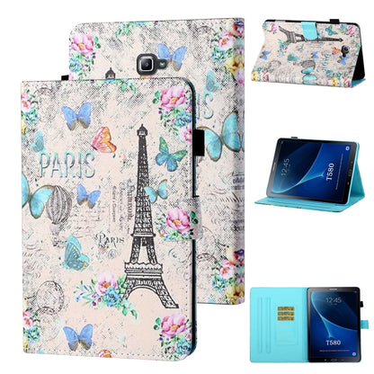 Coloured Drawing Stitching Horizontal Flip Leather Case with Holder & Card Slot & Sleep / Wake-up...