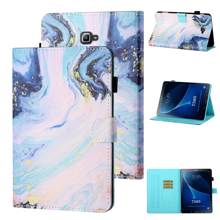 Coloured Drawing Stitching Horizontal Flip Leather Case with Holder & Card Slot & Sleep / Wake-up...