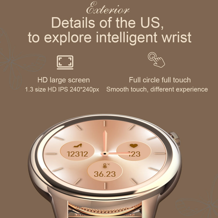 F80 1.3 inch TFT Color Screen Women Smart Watch