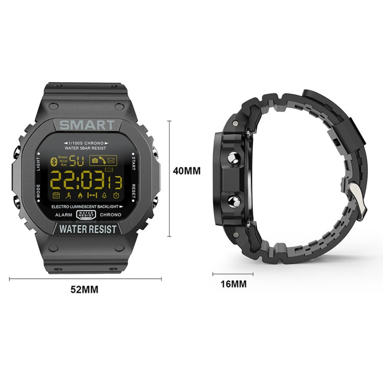 Lokmat MK22 1.21 inch FSTN LCD Screen 50m Waterproof Smart Watch, Support Information Reminder / ...