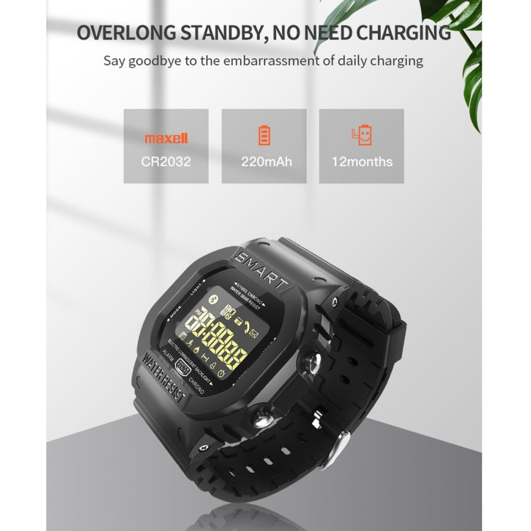 Lokmat MK22 1.21 inch FSTN LCD Screen 50m Waterproof Smart Watch, Support Information Reminder / ...