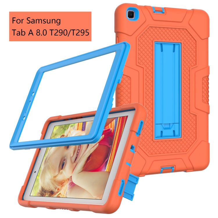 Contrast Color Robot Shockproof Silicone + PC Protective Case with Holder������������������������...