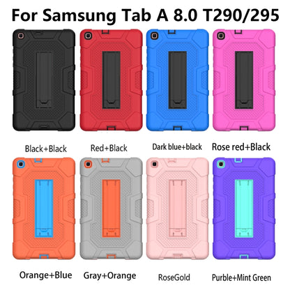 Contrast Color Robot Shockproof Silicone + PC Protective Case with Holder������������������������...