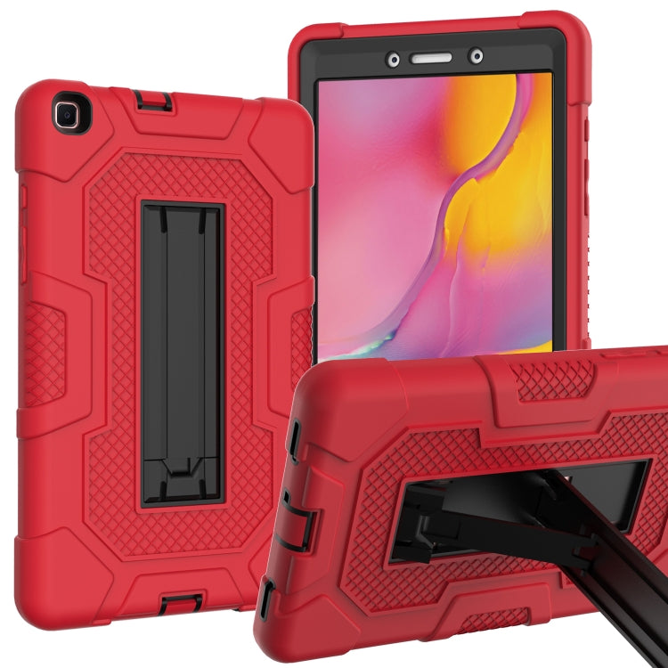 Contrast Color Robot Shockproof Silicone + PC Protective Case with Holder������������������������...