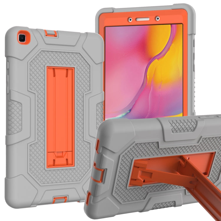 Contrast Color Robot Shockproof Silicone + PC Protective Case with Holder������������������������...