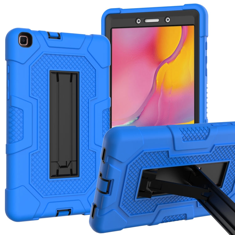 Contrast Color Robot Shockproof Silicone + PC Protective Case with Holder������������������������...