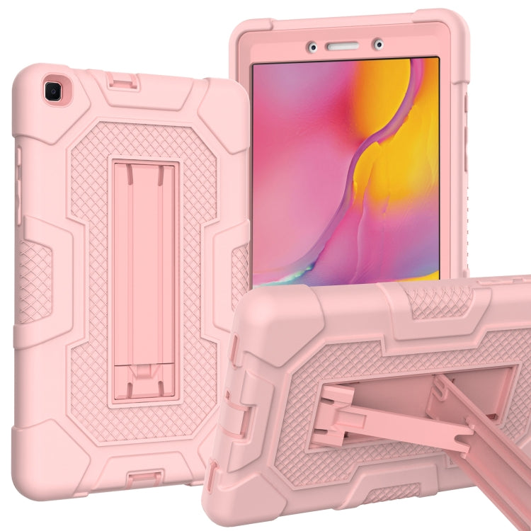 Contrast Color Robot Shockproof Silicone + PC Protective Case with Holder������������������������...