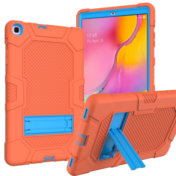 Contrast Color Robot Shockproof Silicone + PC Protective Case with Holder������������������������...