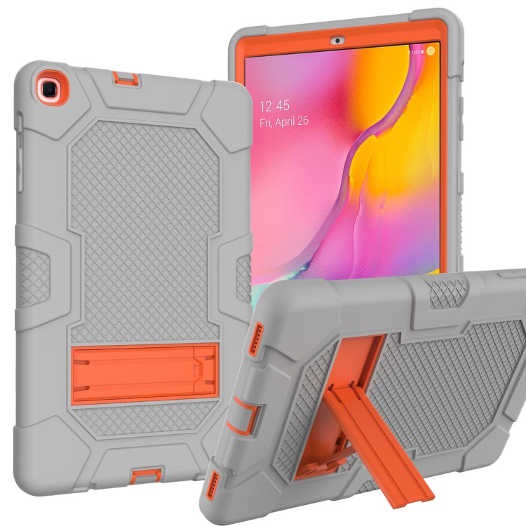 Contrast Color Robot Shockproof Silicone + PC Protective Case with Holder������������������������...