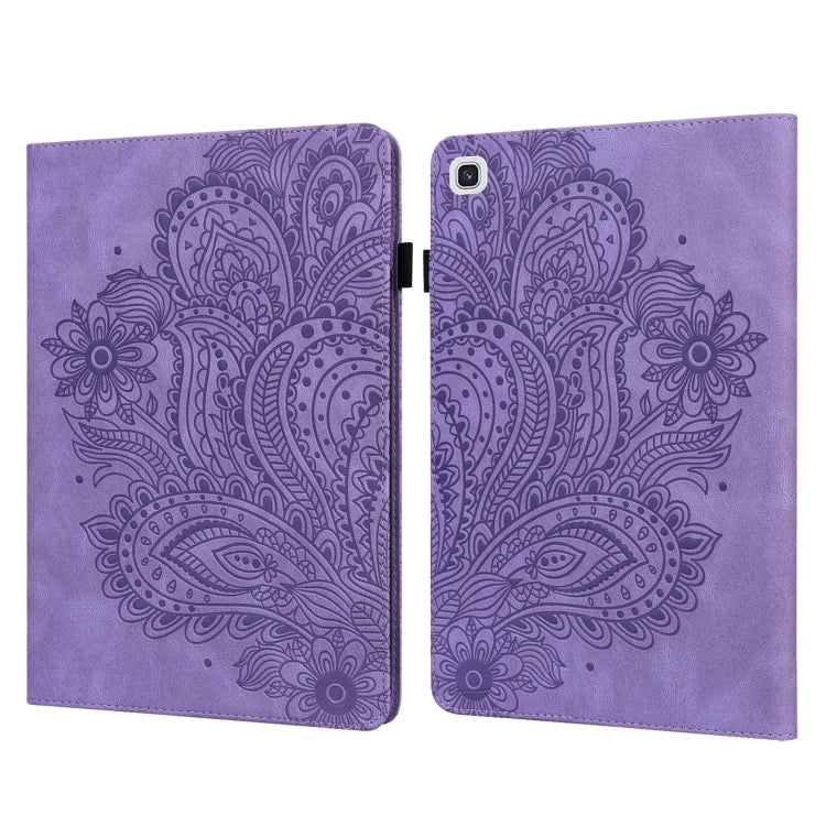 Peacock Embossed Pattern TPU + PU Horizontal Flip Leather Case with Holder & Card Slots & Wallet�...