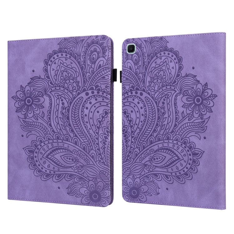 Peacock Embossed Pattern TPU + PU Horizontal Flip Leather Case with Holder & Card Slots & Wallet�...