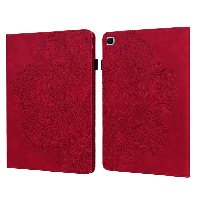 Peacock Embossed Pattern TPU + PU Horizontal Flip Leather Case with Holder & Card Slots & Wallet�...