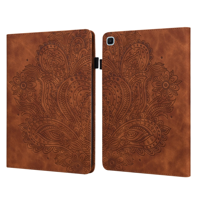Peacock Embossed Pattern TPU + PU Horizontal Flip Leather Case with Holder & Card Slots & Wallet�...