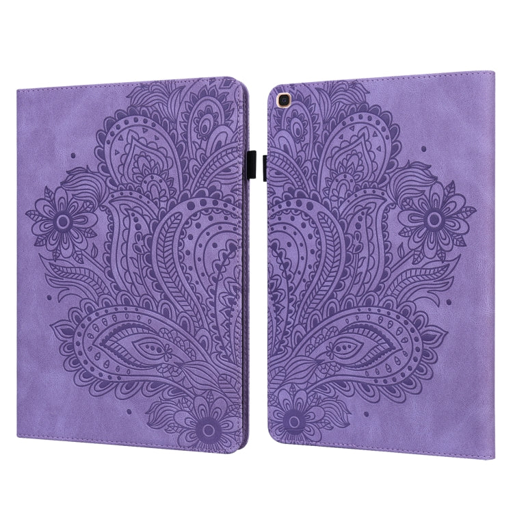 Peacock Embossed Pattern TPU + PU Horizontal Flip Leather Case with Holder & Card Slots & Wallet�...