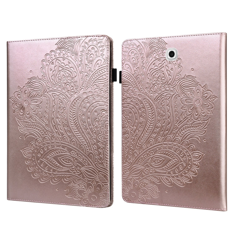 Peacock Embossed Pattern TPU + PU Horizontal Flip Leather Case with Holder & Card Slots & Wallet�...