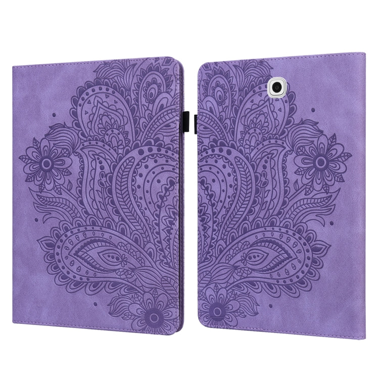 Peacock Embossed Pattern TPU + PU Horizontal Flip Leather Case with Holder & Card Slots & Wallet�...