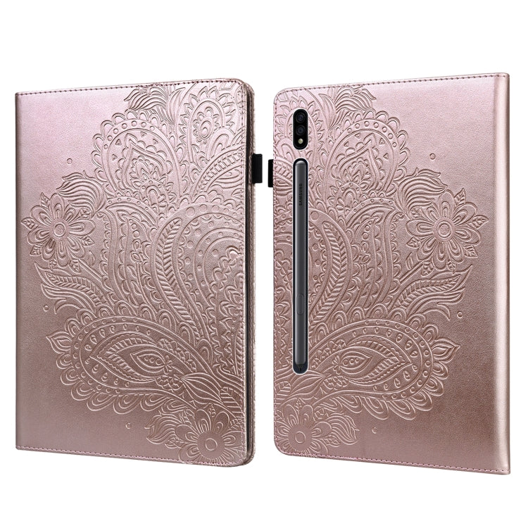 Peacock Embossed Pattern TPU + PU Horizontal Flip Leather Case with Holder & Card Slots & Wallet�...