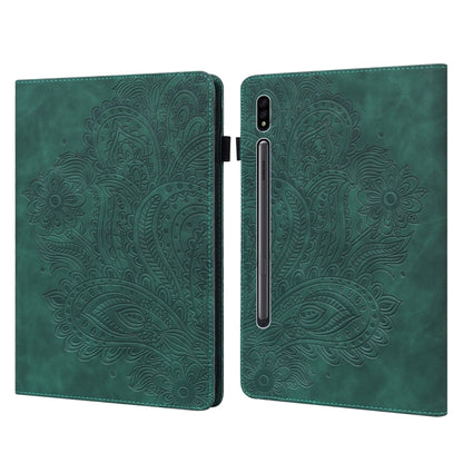 Peacock Embossed Pattern TPU + PU Horizontal Flip Leather Case with Holder & Card Slots & Wallet�...
