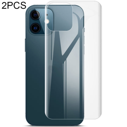 2 PCS IMAK 0.15mm Curved Full Screen Protector Hydrogel Film Back Protector, For iPhone 12 mini��...