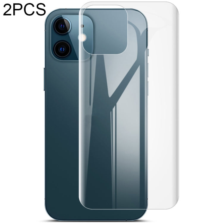 2 PCS IMAK 0.15mm Curved Full Screen Protector Hydrogel Film Back Protector, For iPhone 12 mini��...