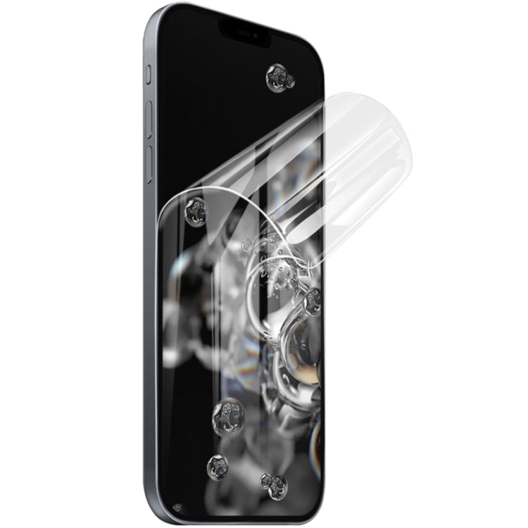 2 PCS IMAK 0.15mm Curved Full Screen Protector Hydrogel Film Front Protector, For iPhone 12 Pro M...