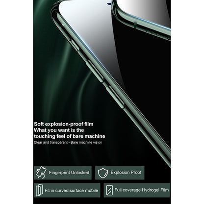 2 PCS IMAK 0.15mm Curved Full Screen Protector Hydrogel Film Front Protector, For iPhone 12 Pro M...