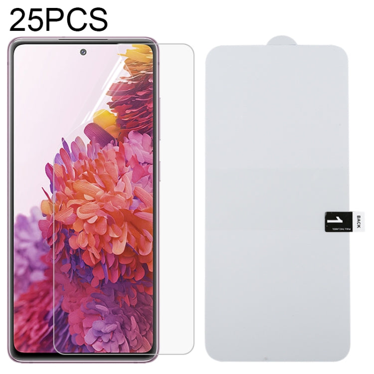 25 PCS Full Screen Protector Explosion-proof Front Hydrogel Film���������������������������������...