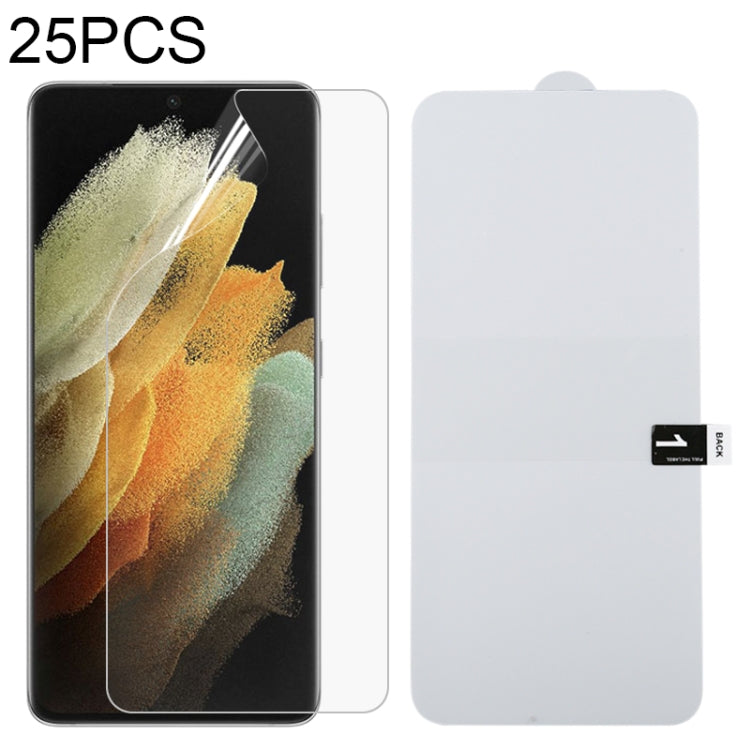 25 PCS Full Screen Protector Explosion-proof Front Hydrogel Film���������������������������������...