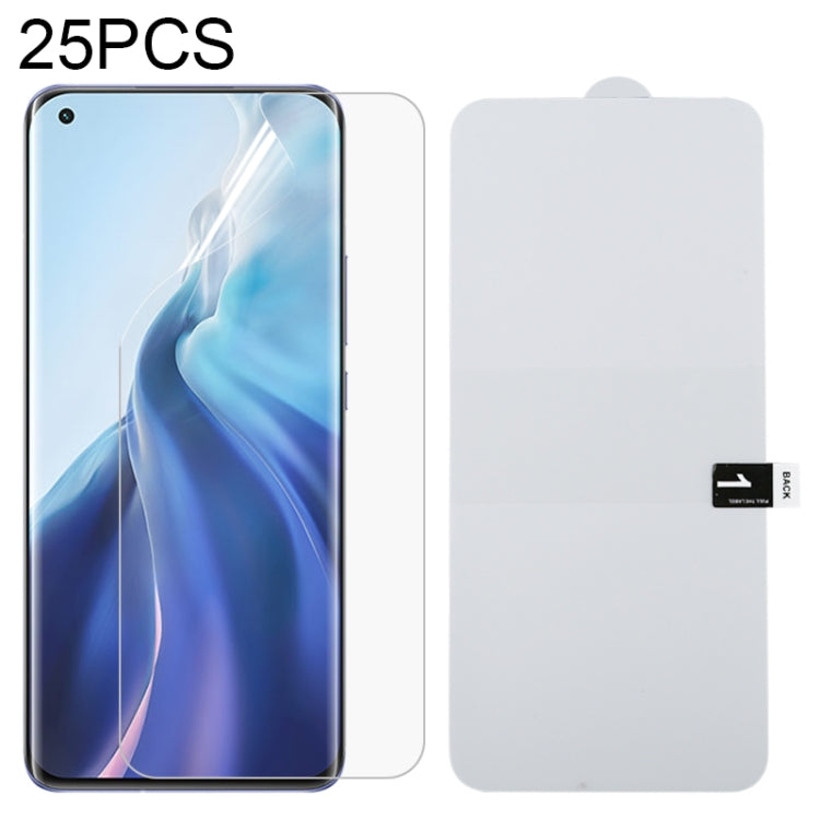 25 PCS Full Screen Protector Explosion-proof Front Hydrogel Film���������������������������������...