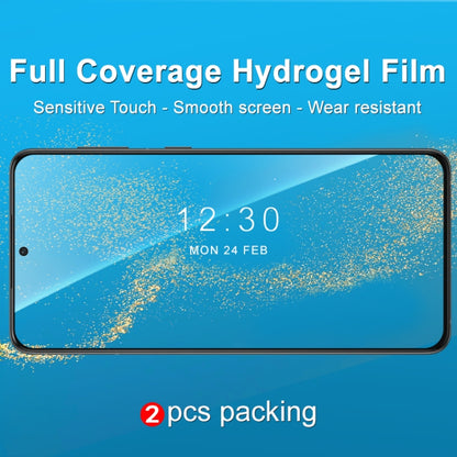 2 PCS IMAK Curved Full Screen Hydrogel Film, For Samsung Galaxy S21 5G, For Samsung Galaxy S21+ 5...