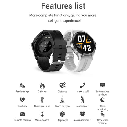 G20 1.3 inc IPS Color Screen IP67 Waterproof Smart Watch, Support Blood Oxygen Monitoring / Sleep...