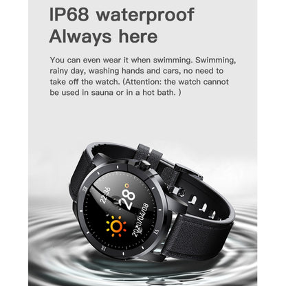 MX12 1.3 inch IPS Color Screen IP68 Waterproof Smart Watch, Support Bluetooth Call / Sleep Monito...