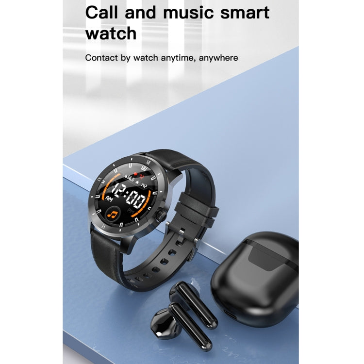 MX12 1.3 inch IPS Color Screen IP68 Waterproof Smart Watch, Support Bluetooth Call / Sleep Monito...