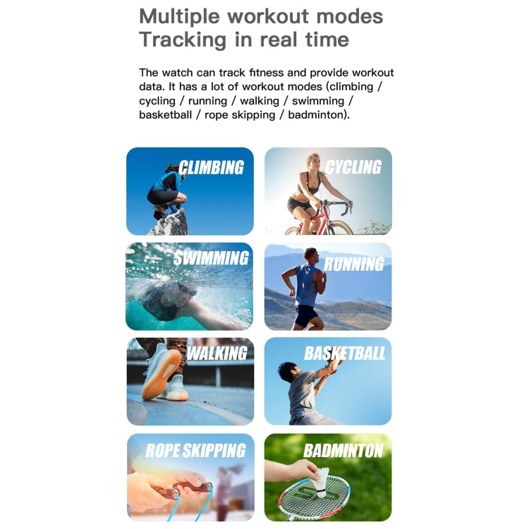 MX12 1.3 inch IPS Color Screen IP68 Waterproof Smart Watch, Support Bluetooth Call / Sleep Monito...