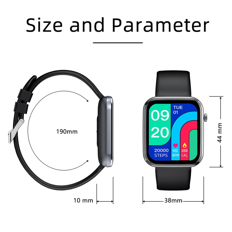 Z15 1.69 inch Touch Screen IP67 Waterproof Smart Watch