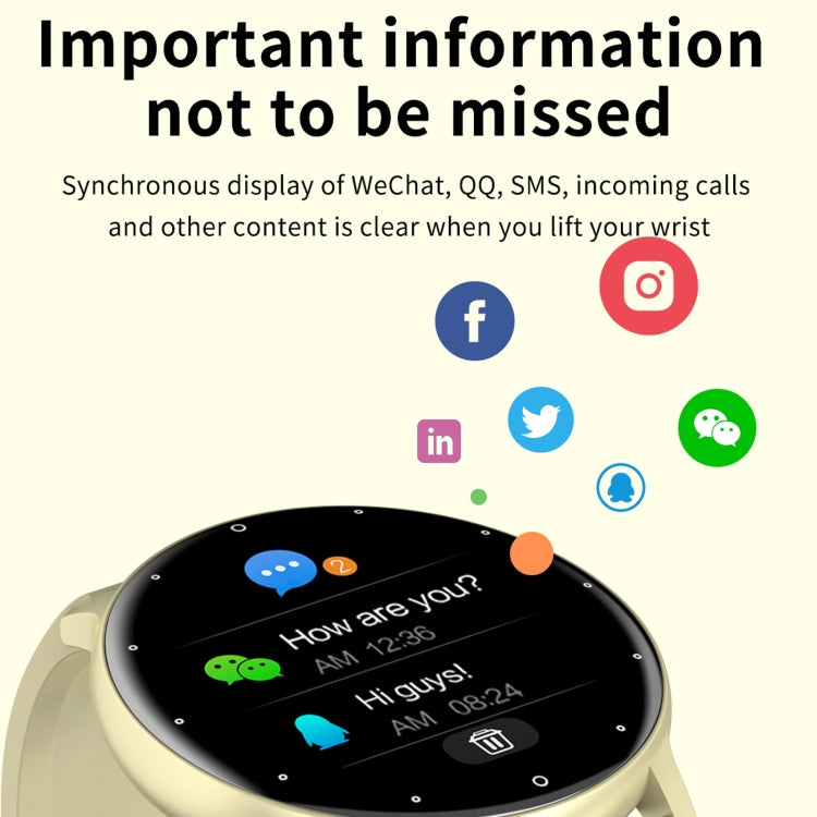 ZL02 1.28 inch Touch Screen IP67 Waterproof Smart Watch