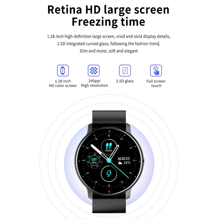 ZL02 1.28 inch Touch Screen IP67 Waterproof Smart Watch