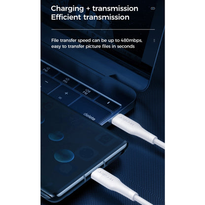 JOYROOM S-1230M3 60W PD Type-C / USB-C to Type-C / USB-C Fast Charging Data Cable, 1.2m