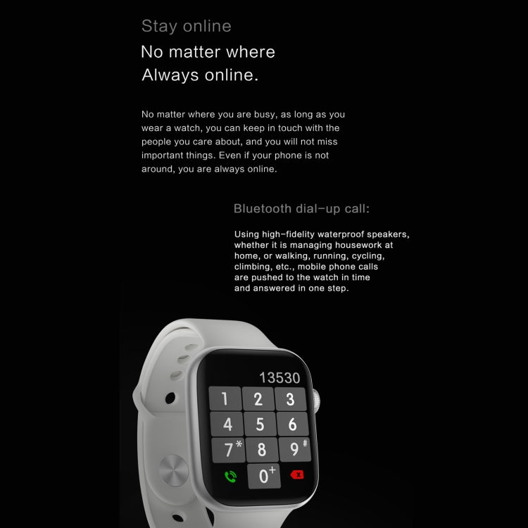 DW35PRO 1.75 inch Color Screen IPX7 Waterproof Smart Watch, Support Bluetooth Answer & Reject / S...