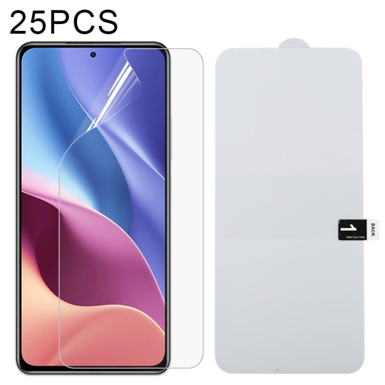 25 PCS Full Screen Protector Explosion-proof Hydrogel Film���������������������������������������...