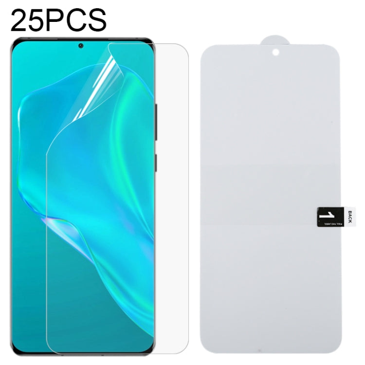 25 PCS Full Screen Protector Explosion-proof Hydrogel Film, For OPPO Find X3 Pro (25 PCS)��������...