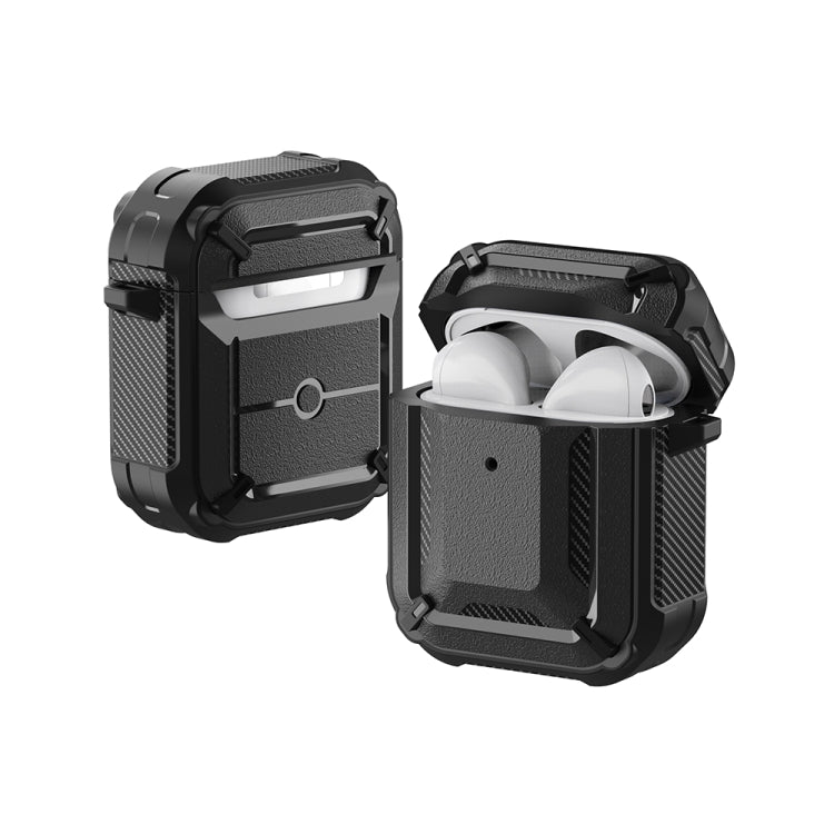 Wireless Earphones Shockproof Diamond Square Pattern Silicone Protective Case, For AirPods 1/2���...